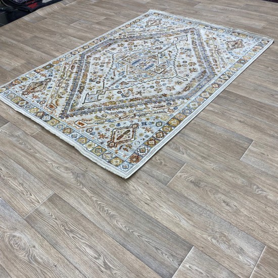 سجاد ديلوكس بلغاري oD485B بيج كريم مقاس 150*220