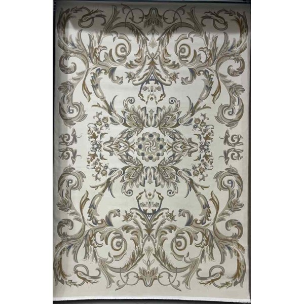 سجاد تركي اناقة نقش فرنسي J941DC كريم بيج مقاس 150*220