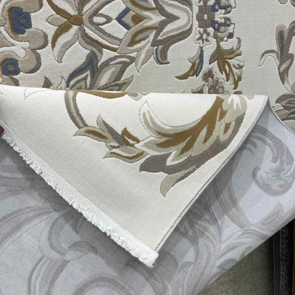 سجاد تركي اناقة نقش فرنسي J941DC كريم بيج مقاس 100*200 سجاد تركي اناقة نقش فرنسي J941DC كريم بيج مقاس 100*200