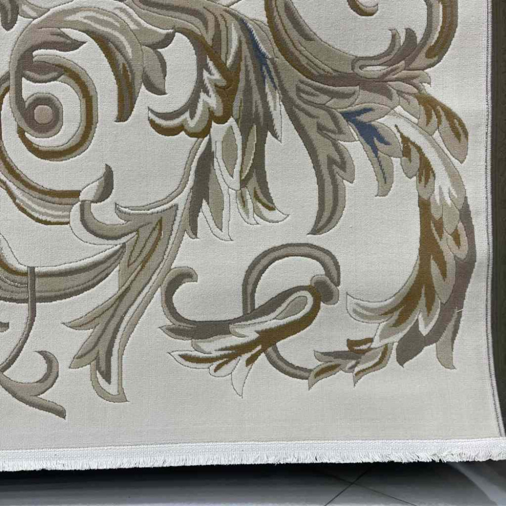 سجاد تركي اناقة نقش فرنسي J941DC كريم بيج مقاس 100*200 سجاد تركي اناقة نقش فرنسي J941DC كريم بيج مقاس 100*200