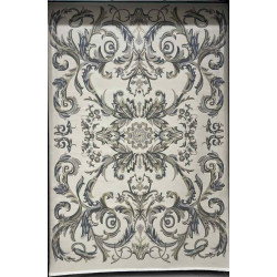 سجاد تركي اناقة نقش فرنسي J941DC كريم سماوي مقاس  50*80