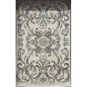 سجاد تركي اناقة نقش فرنسي J941DC كريم رصاصي مقاس  300*400