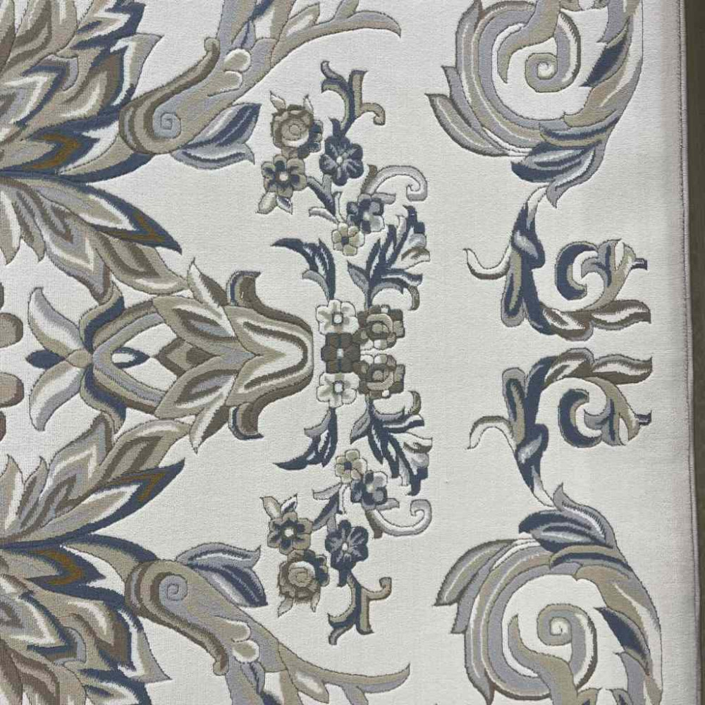 سجاد تركي اناقة نقش فرنسي J941DC كريم رصاصي مقاس 300*400 سجاد تركي اناقة نقش فرنسي J941DC كريم رصاصي مقاس 300*400