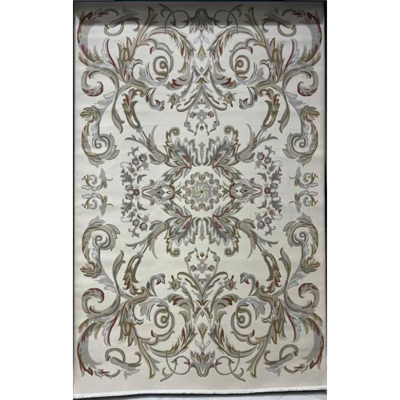 سجاد تركي اناقة نقش فرنسي J941DC كريم مولتي مقاس 150*220