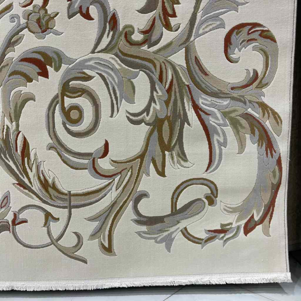 سجاد تركي اناقة نقش فرنسي J941DC كريم مولتي مقاس 50*80 سجاد تركي اناقة نقش فرنسي J941DC كريم مولتي مقاس 50*80