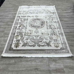 سجاد شرقي اليزا نقش ايراني تركي A6169A بيج غامق كوكين تبلا مقاس 300*400