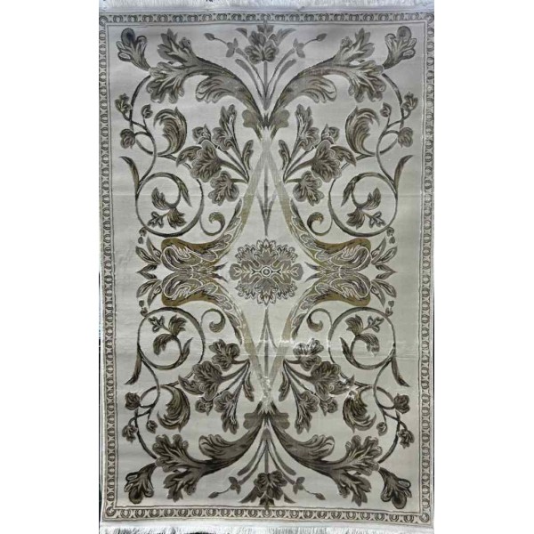 Eliza Oriental Rug Iranian Turkish Pattern A6169A FD Beige Light Blue Size 50*80