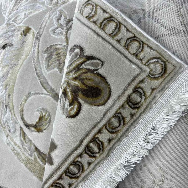 Eliza Oriental Rug Iranian Turkish Pattern A6169A FD Beige Light Blue Size 50*80