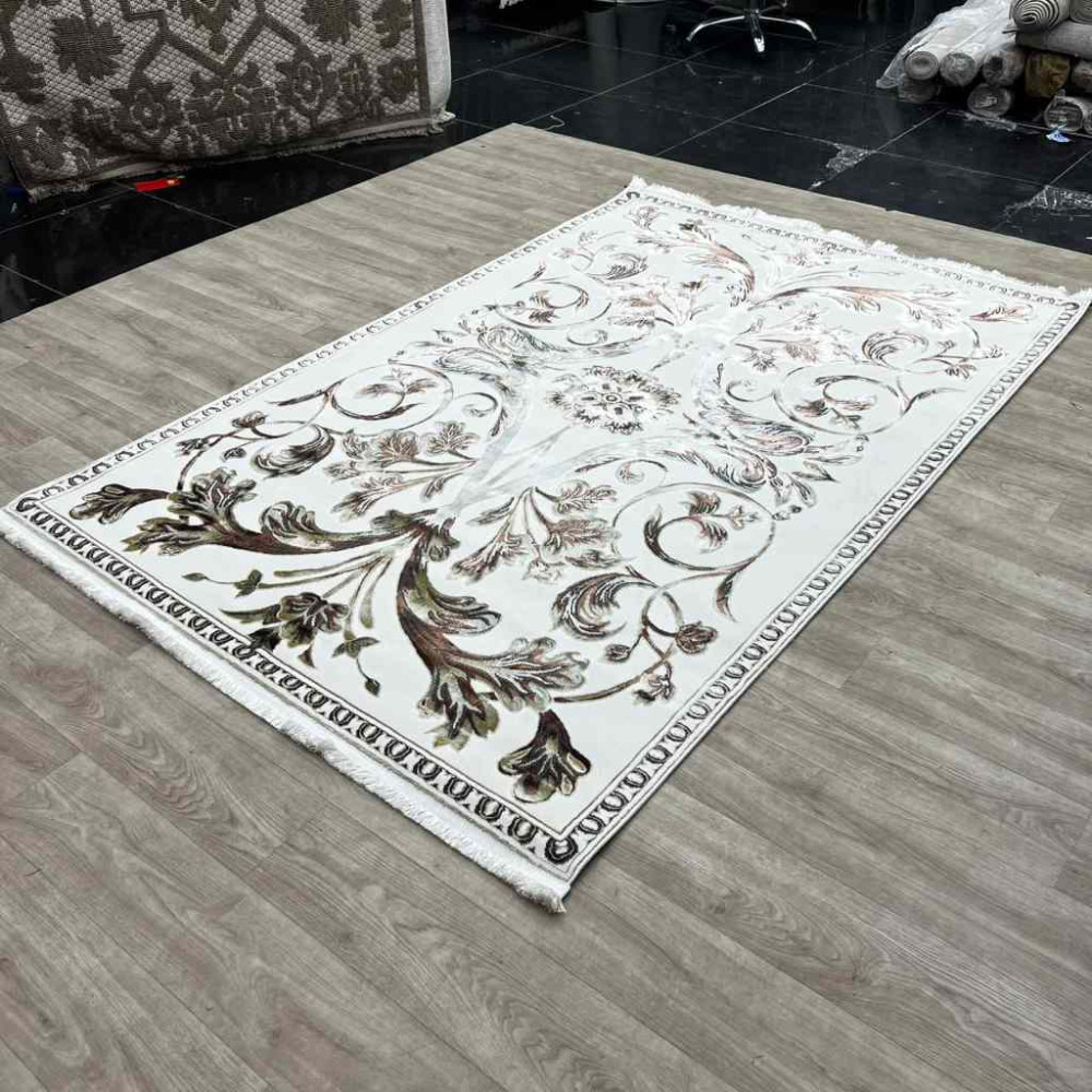 سجاد تركي اليزا نقش فرنسي تركي A6169A كريم ذهبي مقاس 200*300 سجاد تركي اليزا نقش فرنسي تركي A6169A كريم ذهبي مقاس 200*300