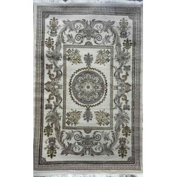 سجاد شرقي اليزا نقش ايراني تركي 36023A بيج كوكين تيلا مقاس 80*150