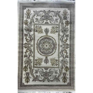 سجاد شرقي اليزا نقش ايراني تركي 36023A بيج كوكين تيلا مقاس 80*150