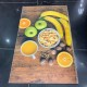 Printed fruit-kitchen rugs 108