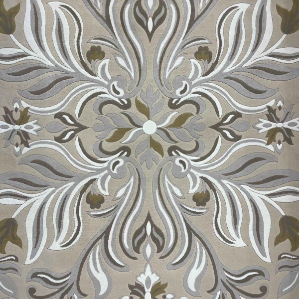 Turkish rug GALA French pattern SRC37A BEIGE BROWN size 400*600
