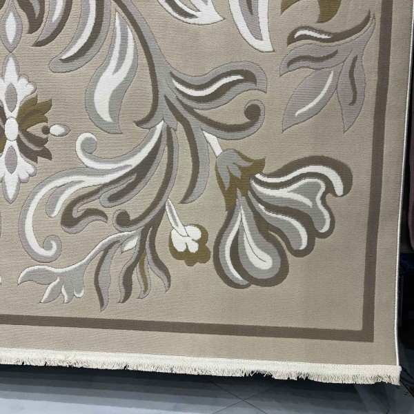 Turkish rug GALA French pattern SRC37A BEIGE BROWN size 400*600