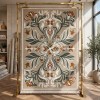 Turkish rug GALA French pattern SRC37A BEIGE MULTI size 400*400