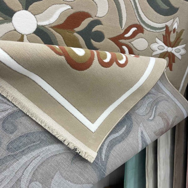 Turkish rug GALA French pattern SRC37A BEIGE MULTI size 400*400