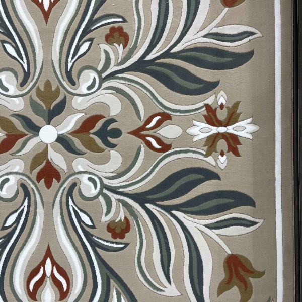 Turkish rug GALA French pattern SRC37A BEIGE MULTI size 400*400