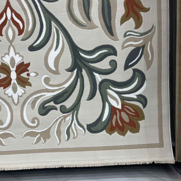 Turkish rug GALA French pattern SRC37A CREAM multi size 400*400