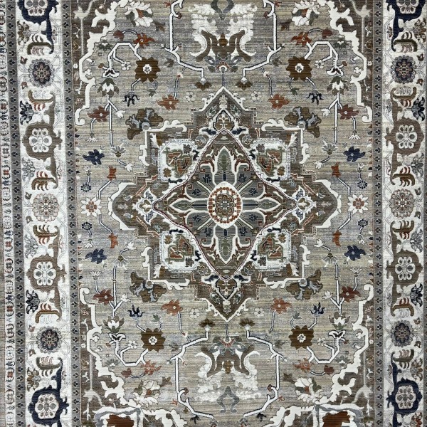 سجاد ليفون بوهيمي تركي M9262 بيج D84929 مقاس 80*150