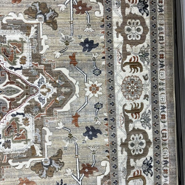 سجاد ليفون بوهيمي تركي M9262 بيج D84929 مقاس 80*150