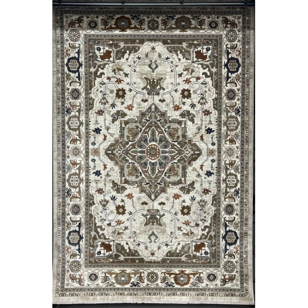 سجاد ليفون بوهيمي تركي M9262 كريم D84424 مقاس 150*220