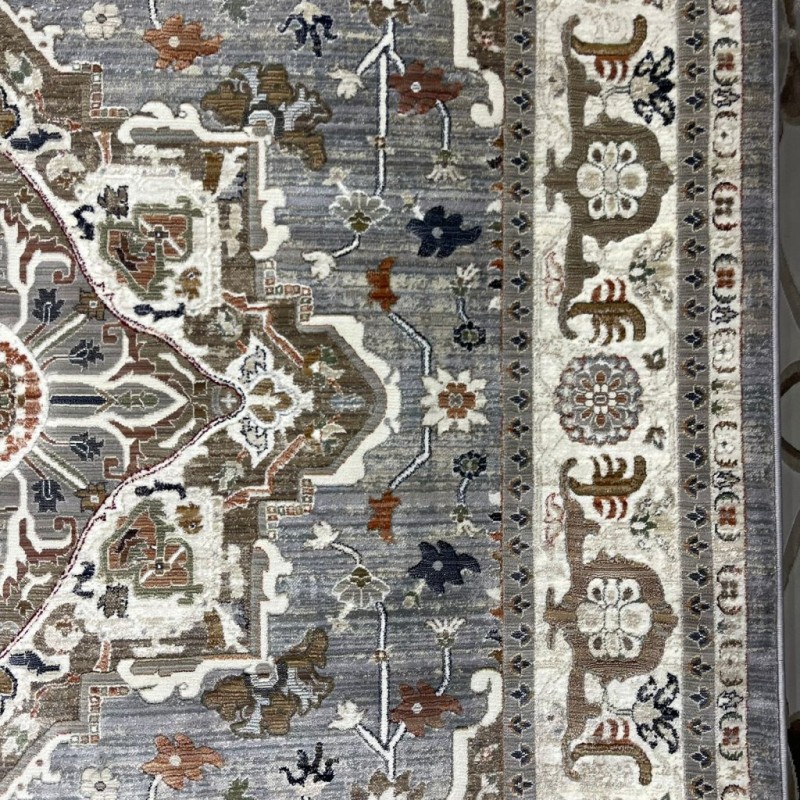 سجاد ليفون بوهيمي تركي M9262 كريم D84424 مقاس 80*150 - سجاد بوهيمي