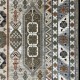 سجاد ليفون بوهيمي تركي L6952 بيج D84949 مقاس 400*500 - سجاد بوهيمي