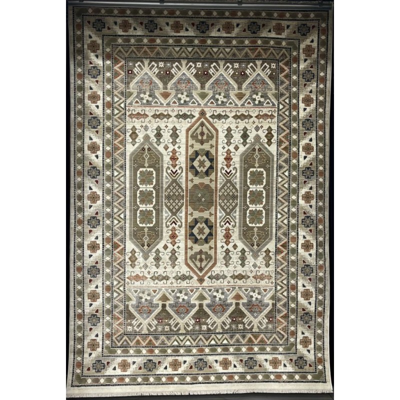 سجاد ليفون بوهيمي تركي L6952 كريم D84494 مقاس 400*500 - سجاد بوهيمي