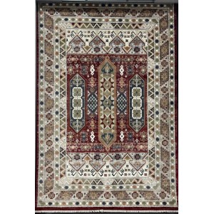 سجاد ليفون بوهيمي تركي L6952 احمر D84X9X مقاس 400*500
