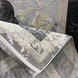 سجاد ليزا كولد تركي رصاصي مقاس 100*200 سجاد ليزا كولد تركي رصاصي مقاس 100*200