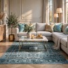 سجاد لونا بوهيمي تركي ODO9A اكوا مقاس 250*350