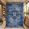 سجاد لونا بوهيمي تركي ODO9A سماوي مقاس 200*300