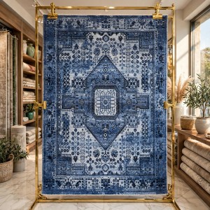Turkish Luna Bohemian Rug ODO9A BLUE 200x300 cm