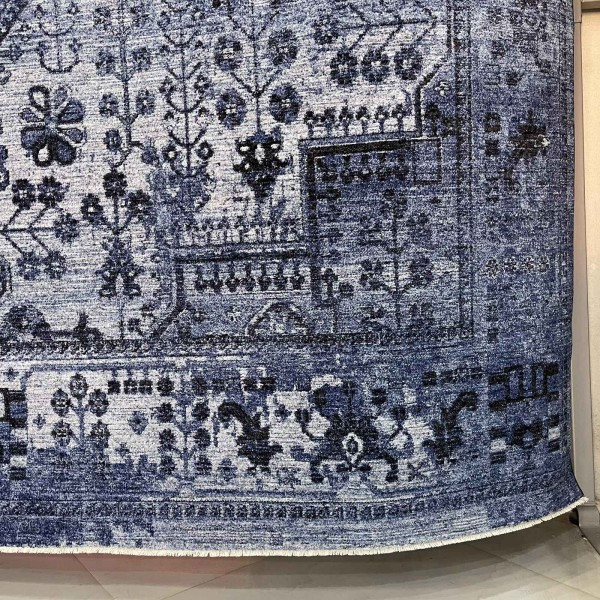 سجاد لونا بوهيمي تركي ODO9A سماوي مقاس 200*300