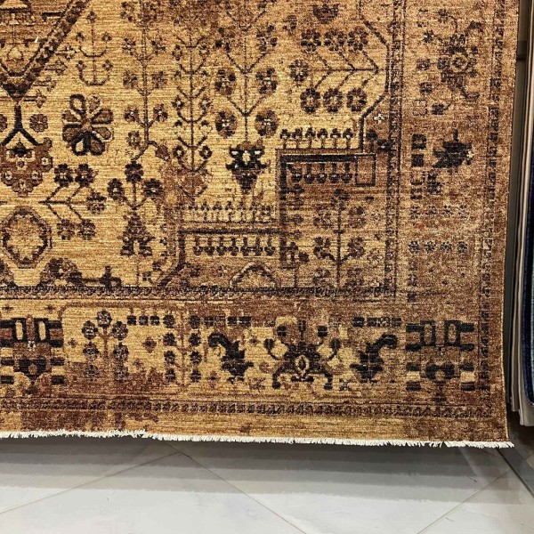 سجاد لونا بوهيمي تركي ODO9A بني مقاس 100*300
