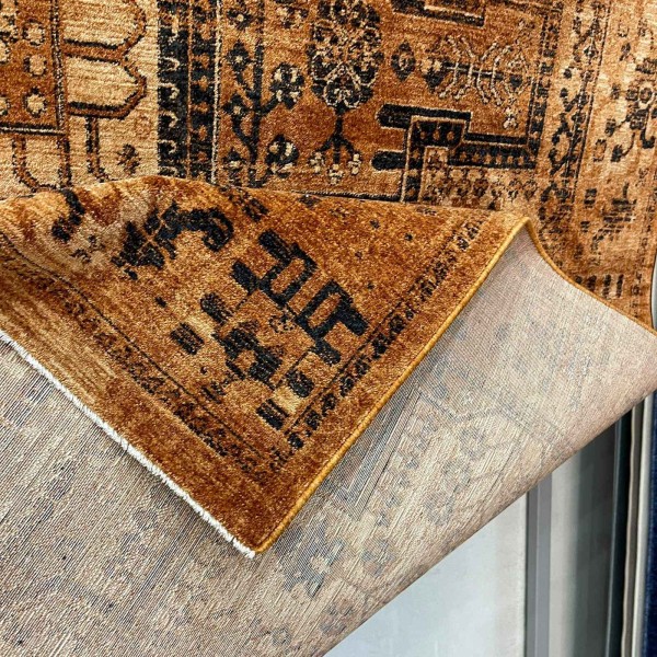 سجاد لونا بوهيمي تركي ODO9A برتقالي مقاس 200*300