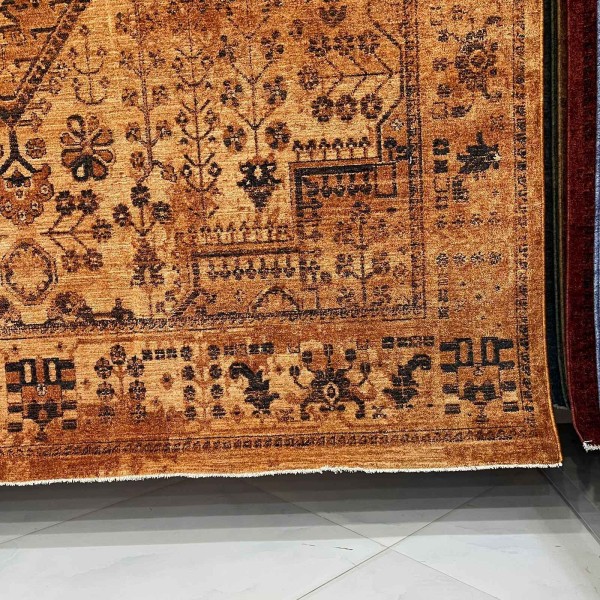 سجاد لونا بوهيمي تركي ODO9A برتقالي مقاس 200*300