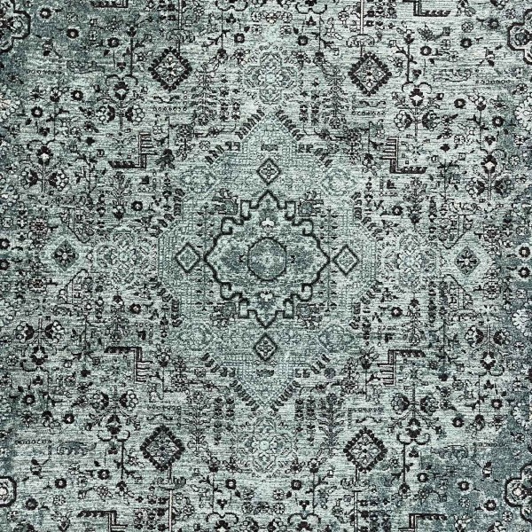 سجاد لونا بوهيمي تركي OE72C اكوا مقاس 100*200
