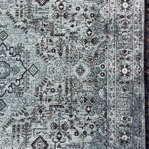 سجاد لونا بوهيمي تركي OE72C اكوا مقاس 100*200