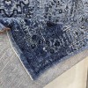 سجاد لونا بوهيمي تركي OE72C سماوي مقاس 100*200