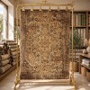 Turkish Luna Bohemian Rug OE72C BROWN 300x400 cm