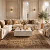 Turkish Luna Bohemian Rug OE72C BROWN 300x400 cm