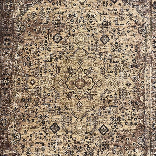 Turkish Luna Bohemian Rug OE72C BROWN 300x400 cm