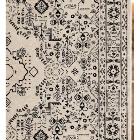 سجاد لونا بوهيمي تركي OE72C كريم مقاس 100*200