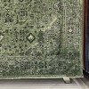 سجاد فخم لونا بوهيمي تركي OE72C اخضر مقاس 300*400