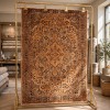 Turkish Luna Bohemian Rug OE72C ORANGE 200x300 cm