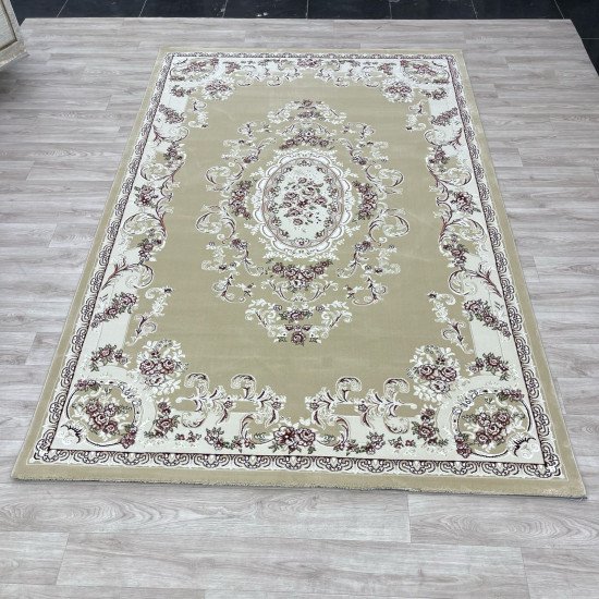 Paris Turkish Carpet 6989C beige Color Size 300*400