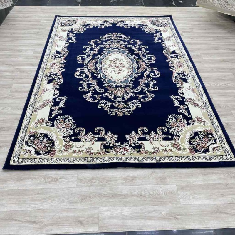 سجاد تركي باريس 6989C لون كحلي مقاس 300*500