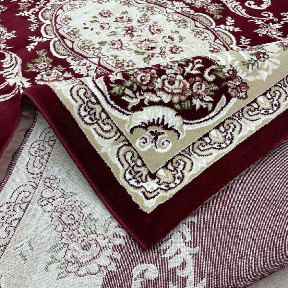 سجاد تركي باريس 6989C لون احمر عنابي مقاس 100*300 سجاد تركي باريس 6989C لون احمر عنابي مقاس 100*300