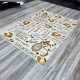 Ruble Fenjan Al Kafi Kitchen Rugs Beige